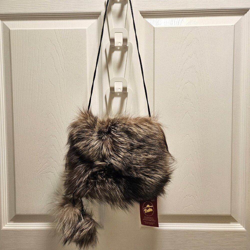 Vintage Genuine Fox Fur Hand Warmer Muff